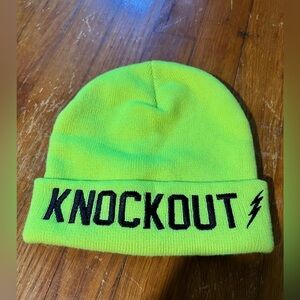 Spiritual Gangster Neon Green 'Knockout' Beanie
